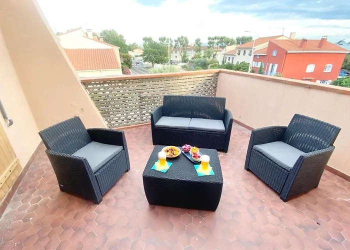 Дом отдыха L'artmonie - Climatise - Jardin - Centre-ville - Перпиньан