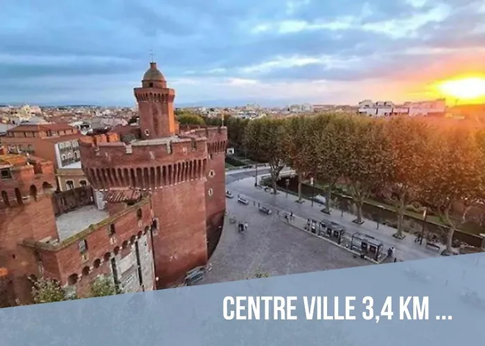 Holiday home L'artmonie - Climatise - Jardin - Centre-ville - Perpignan